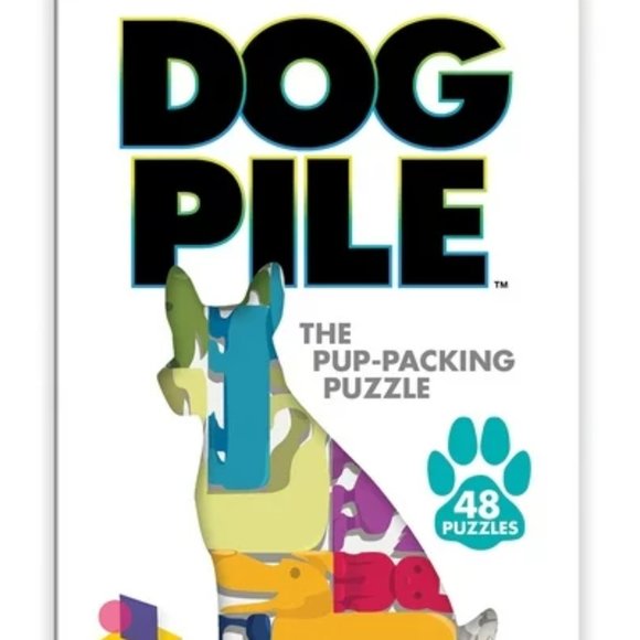 Brainwright Dog Pile - The Pup Packing Puzzle - 48 Pieces - Puzzle Pack NWT - Picture 3 of 4